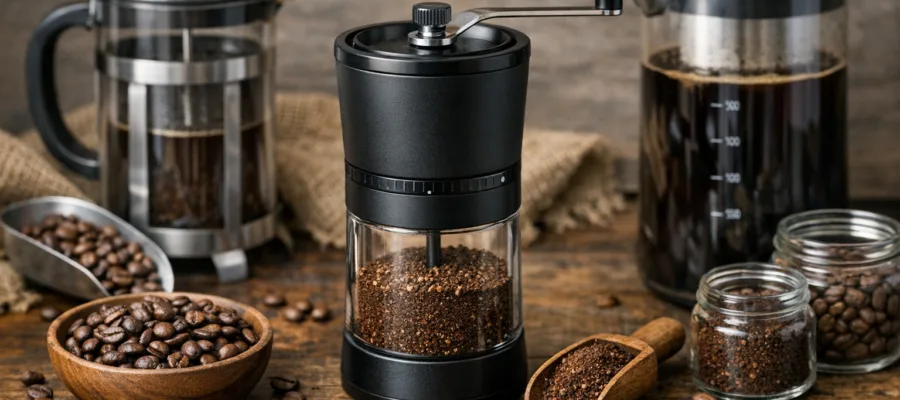 Kaffeemuehle fuer French Press & Cold Brew: Kaufberatung fuer spezielle Zubereitungsarten