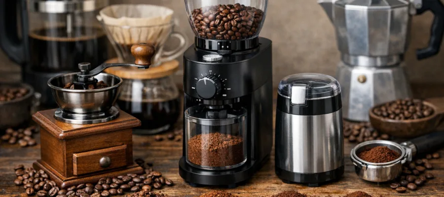 Kaffeemuehle richtig auswaehlen: Kaufberatung fuer unterschiedliche Kaffeezubereitungen
