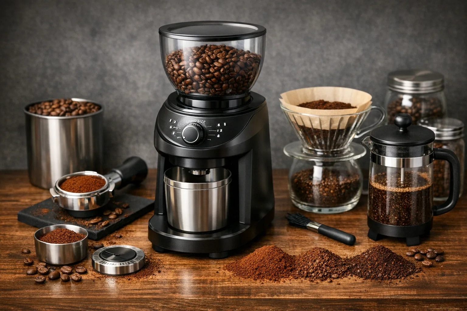 So justieren Sie Ihre Kaffeemuehle: Feinjustierung fuer Espresso, Filterkaffee und French Press
