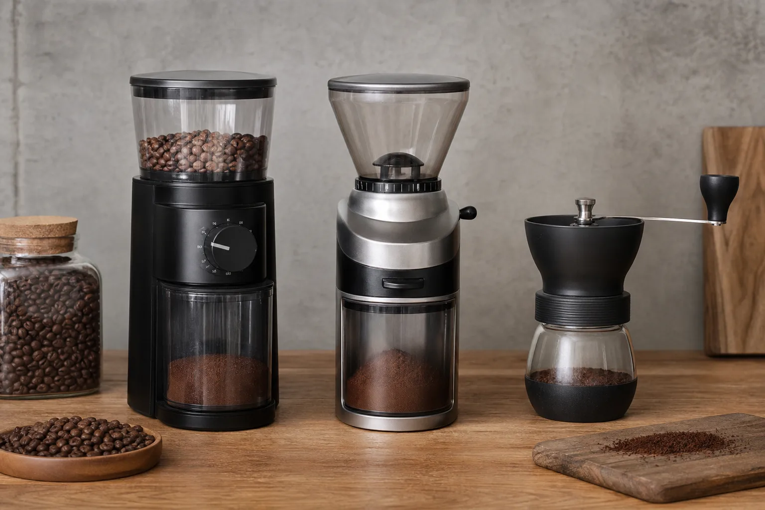 Kaffeemuehle fuer Espresso, Filterkaffee & French Press: Welche Kaffeemuehle passt wofuer?
