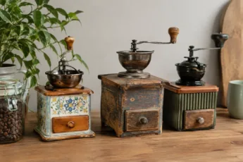 Alte Kaffeemühlen kreativ upcyceln